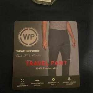 Mens weatherproof travel pants